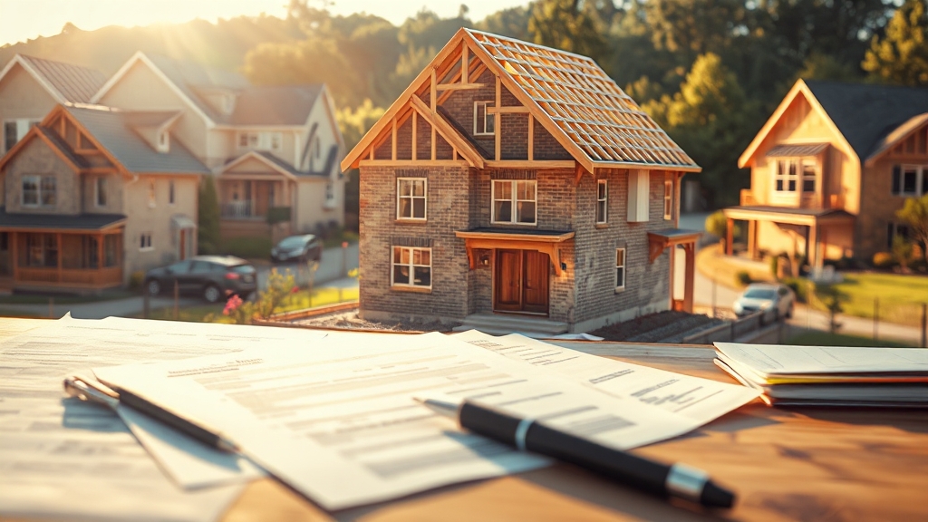 주택담보대출 종류 및 지원 정책 (realistic 스타일)