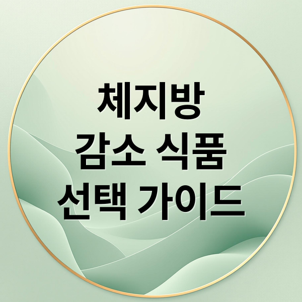 체지방감소-보조제-식품선택-가이드-체지방-감소-건강기능식품-TOP-5
