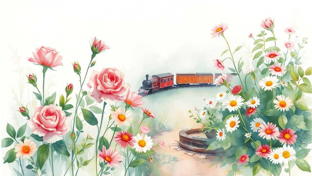 나만의 정원 만들기: 체험 (watercolor 스타일)