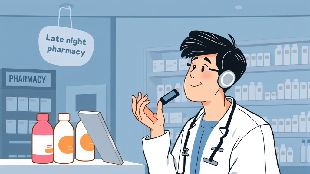 약국 정보, 이것만은 꼭 확인하세요! (illustration 스타일)