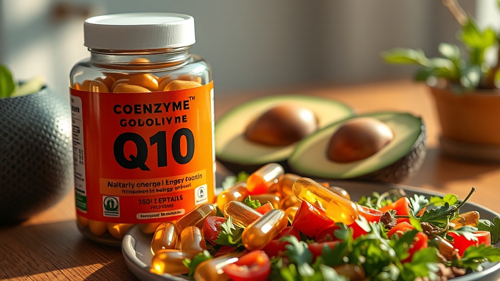 코엔자임Q10 복용법 (realistic 스타일)