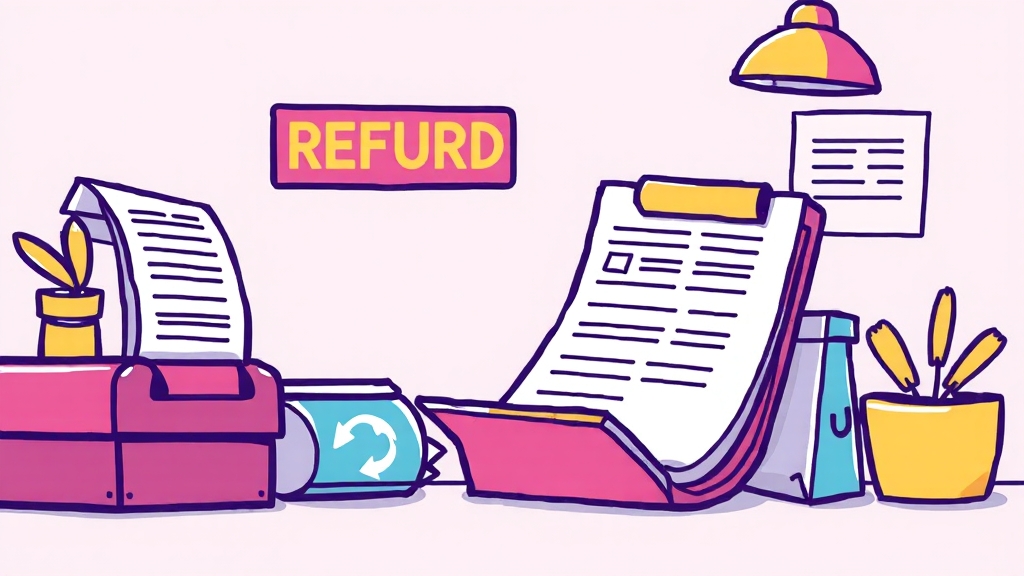 신청 시 필요 서류 및 유의사항 (cartoon 스타일)