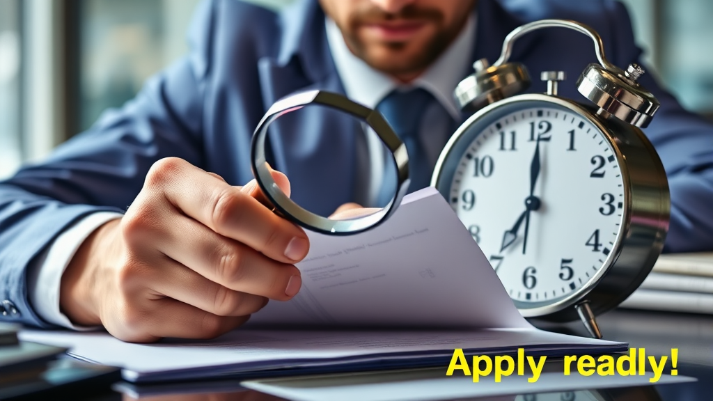 신청 시 유의사항 (realistic 스타일)