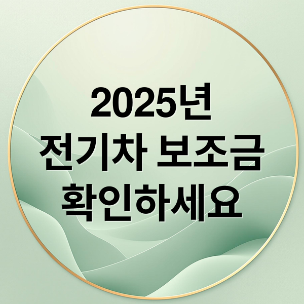 2025년
전기차 보조금
확인하세요 (2025 전기차 보조금)