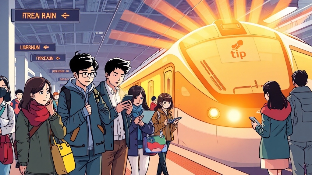 예매 성공 꿀팁 대방출 (cartoon 스타일)