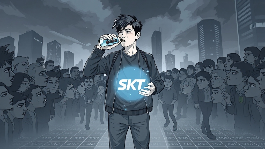 SKT 위약금 면제, 왜? (illustration 스타일)