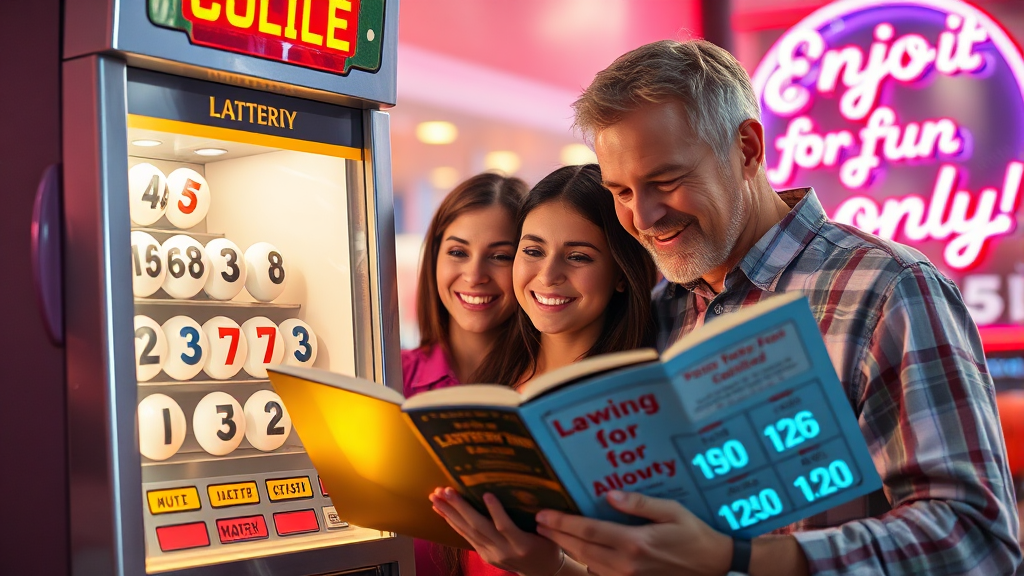 로또, 건전하게 즐기는 방법 (realistic 스타일)