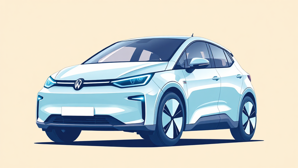 전기차 구매, 꿀팁은? (illustration 스타일)