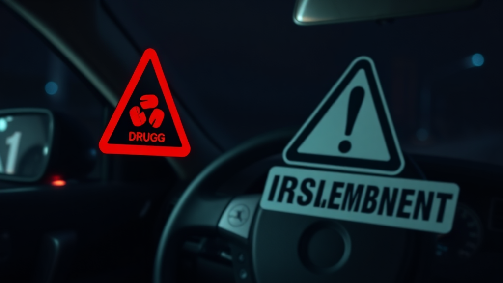 약물 운전, 음주운전만큼 위험! (realistic 스타일)