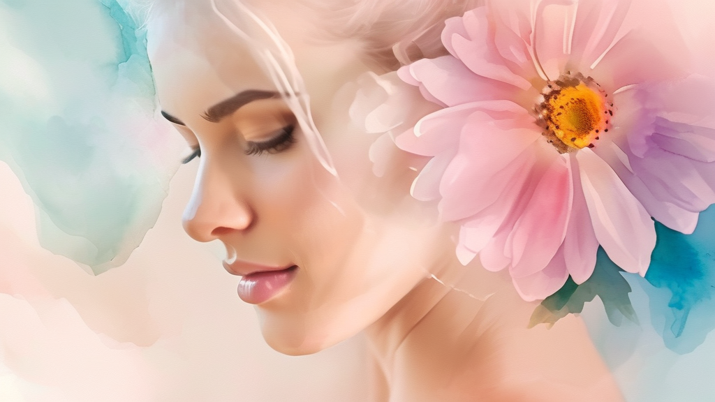 성공적인 임플란트, 시술 후 관리의 중요성 (watercolor 스타일)