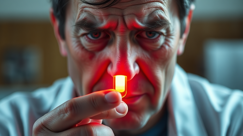 감기약 복용 시 주의 이유 (realistic 스타일)