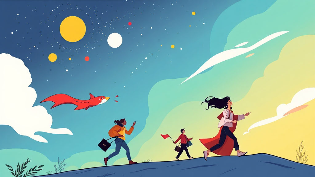 내일배움카드 신청 방법 (illustration 스타일)