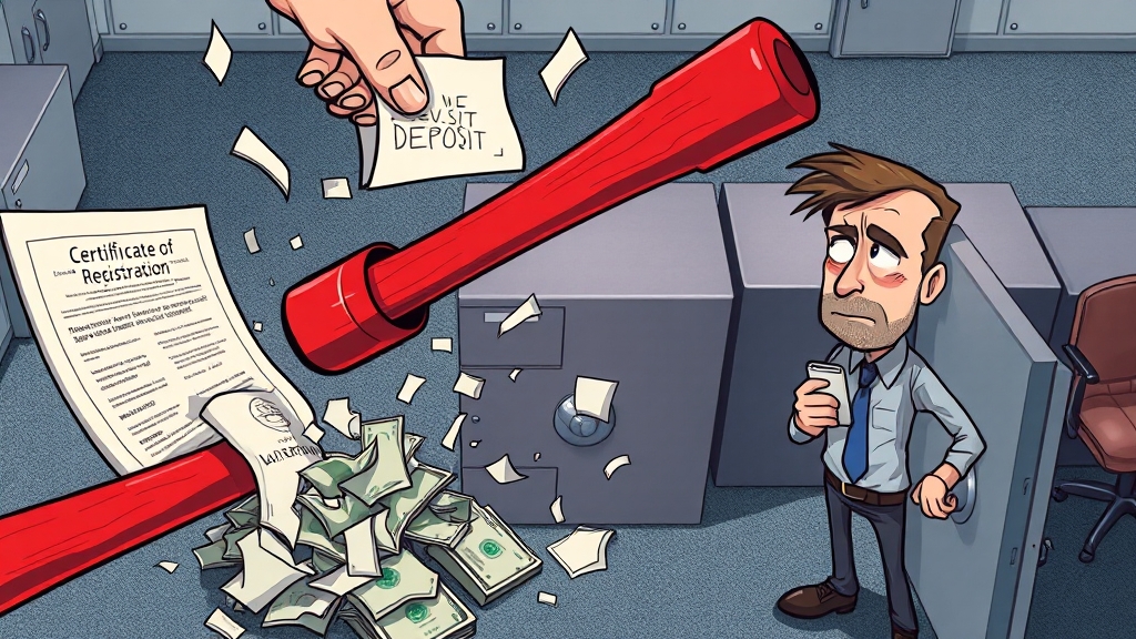 보증금에 미치는 영향 (cartoon 스타일)