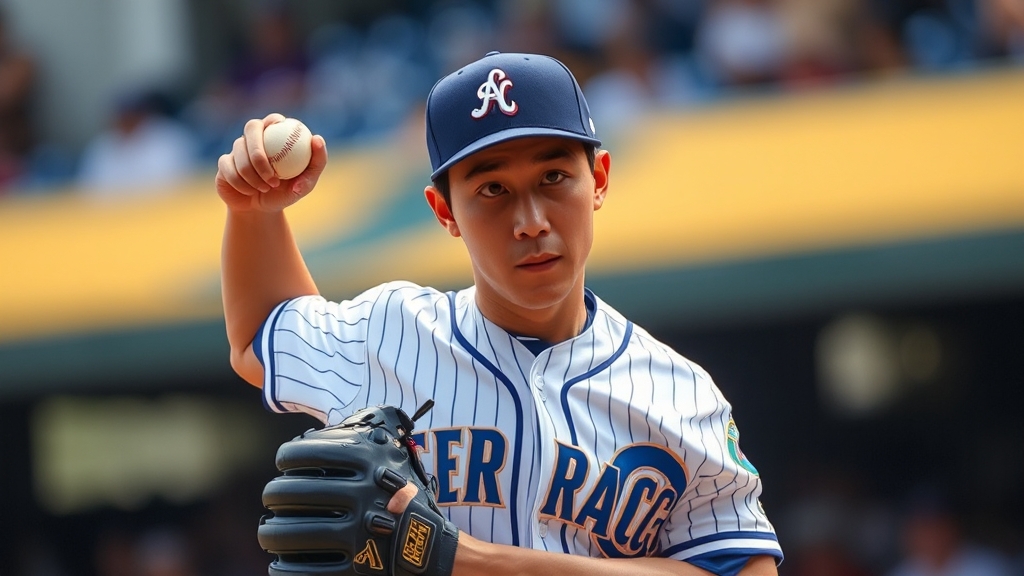 류현진의 강점과 전략 (realistic 스타일)