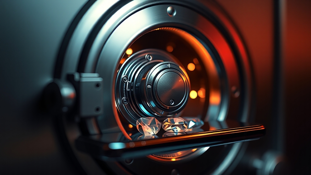 보안폴더란? 나만의 금고 (realistic 스타일)