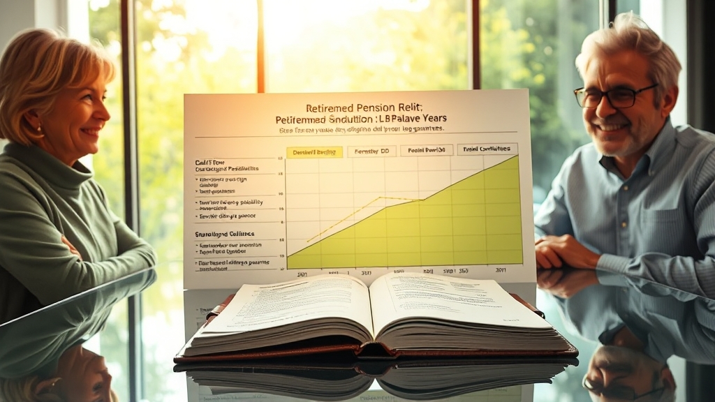 퇴직연금 vs 퇴직금 (realistic 스타일)