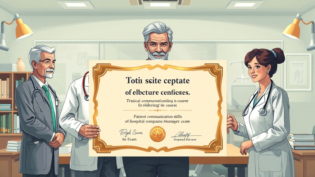 커리큘럼 및 검정 방법 (illustration 스타일)