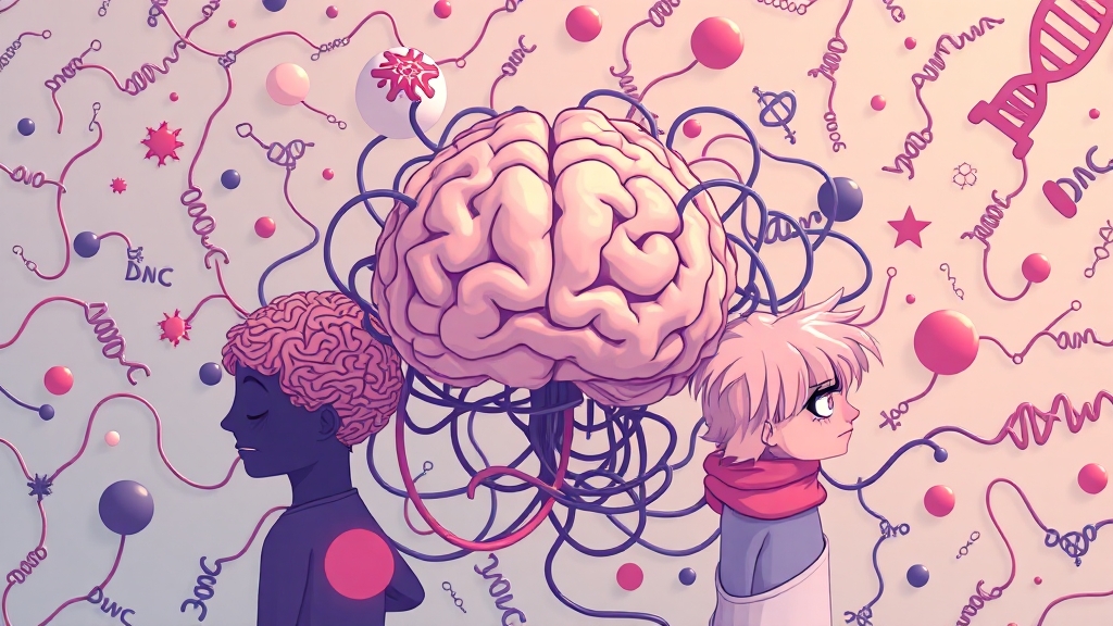 공황장애 원인 분석 (cartoon 스타일)