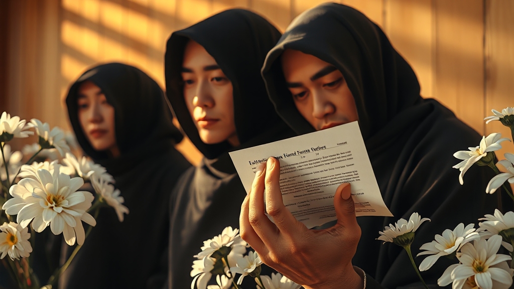 장례 비용, 얼마나 들까? (realistic 스타일)