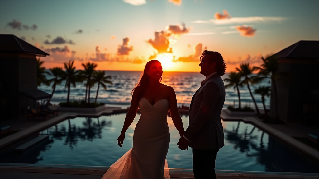 인기 신혼여행지 TOP 7 (realistic 스타일)