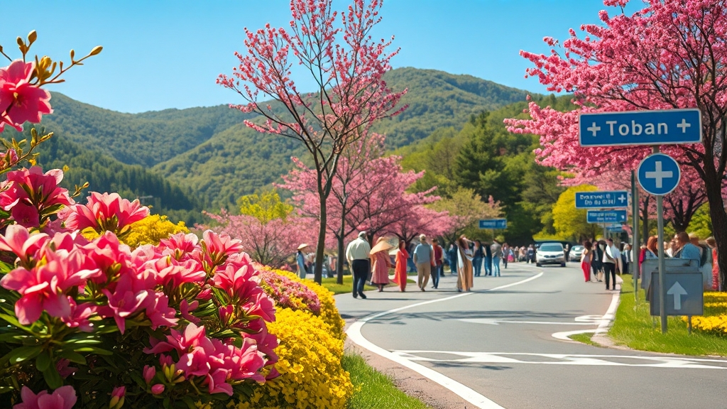 5월 축제, 교통 & 주차 완벽 가이드 (realistic 스타일)