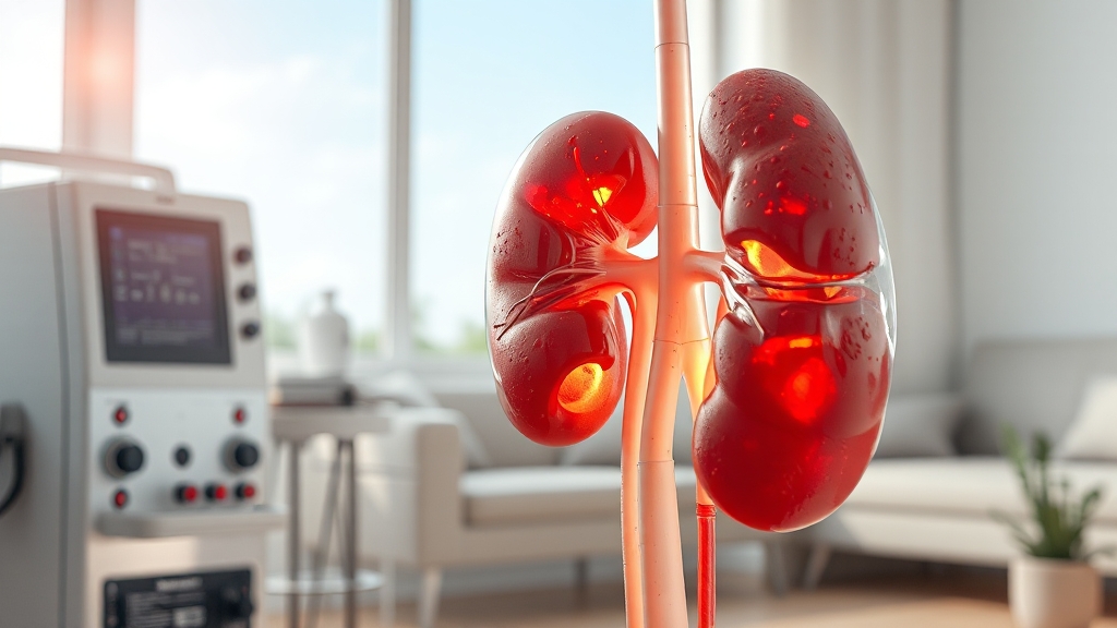 투석 과정, 어떻게 진행될까? (realistic 스타일)