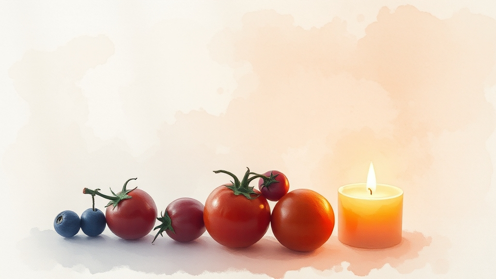 멜라토닌 제품 선택 기준 (watercolor 스타일)