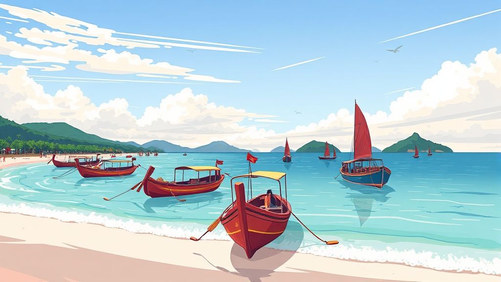 나트랑 호핑투어, 나에게 맞는 투어 선택 가이드 (illustration 스타일)