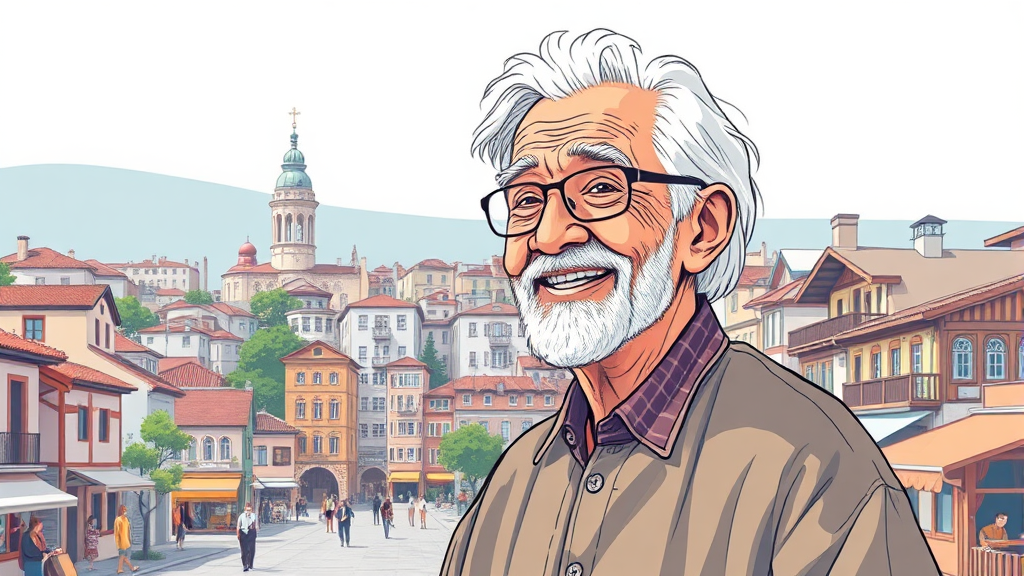 실버타운이란? (illustration 스타일)