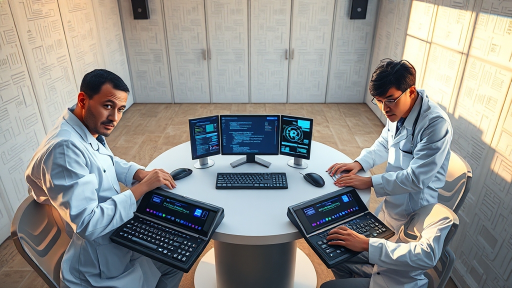 주요 기업의 LLM 개발 경쟁 (realistic 스타일)