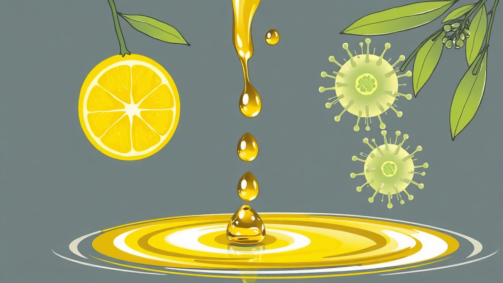 소화 기능 & 면역력 강화 (illustration 스타일)