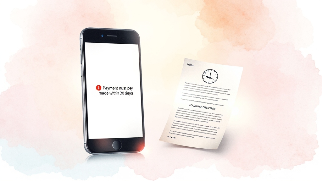 과태료 간편 납부 방법 (watercolor 스타일)