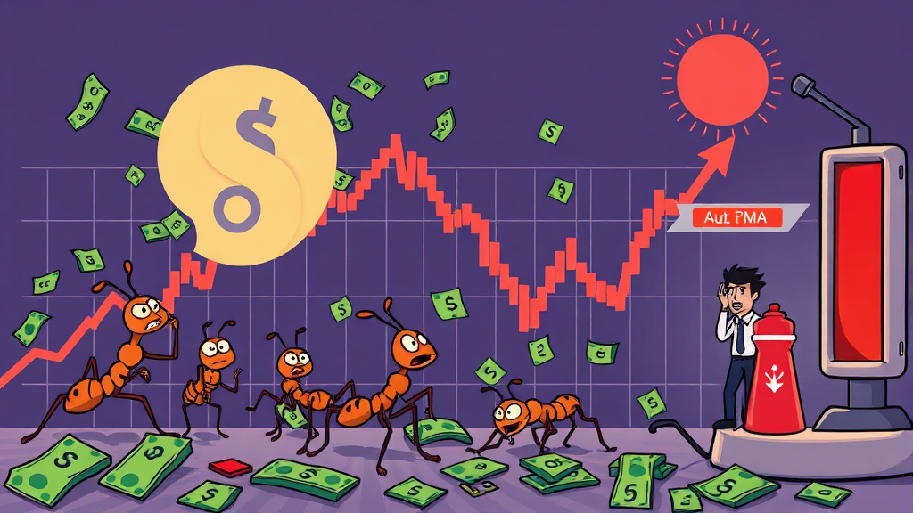 환율 하락, 한국은행 역할은? (cartoon 스타일)