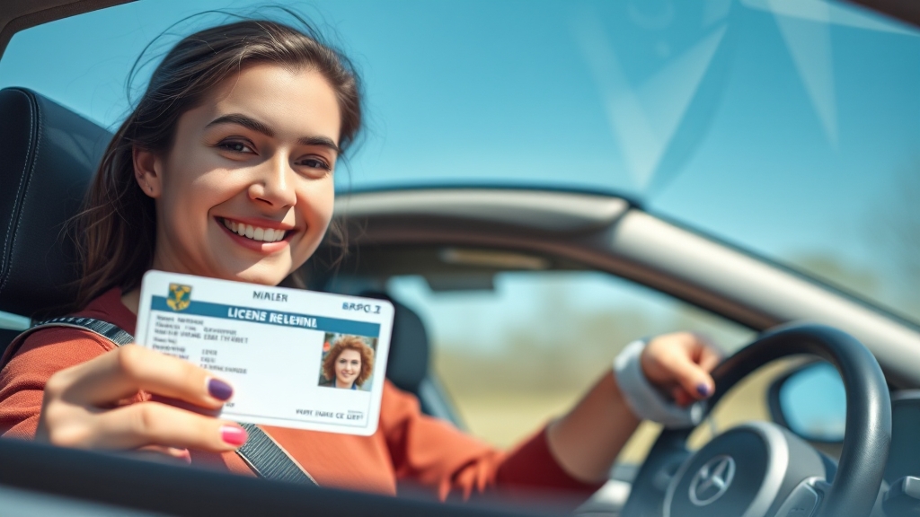 운전면허 적성검사 및 갱신 방법 (realistic 스타일)