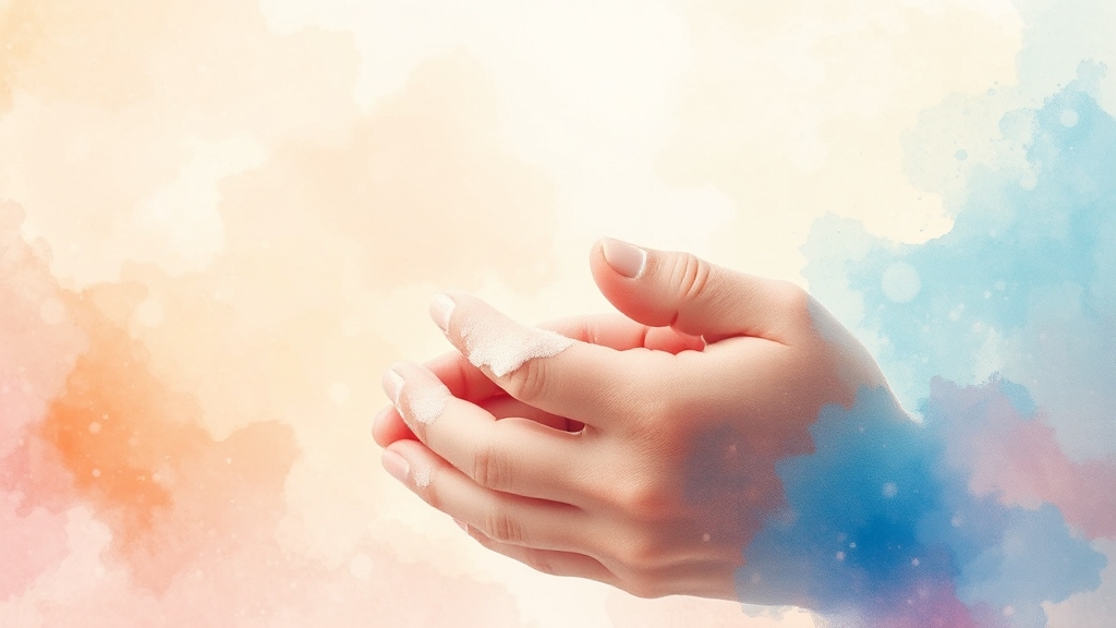 독감 예방을 위한 생활 습관 (watercolor 스타일)