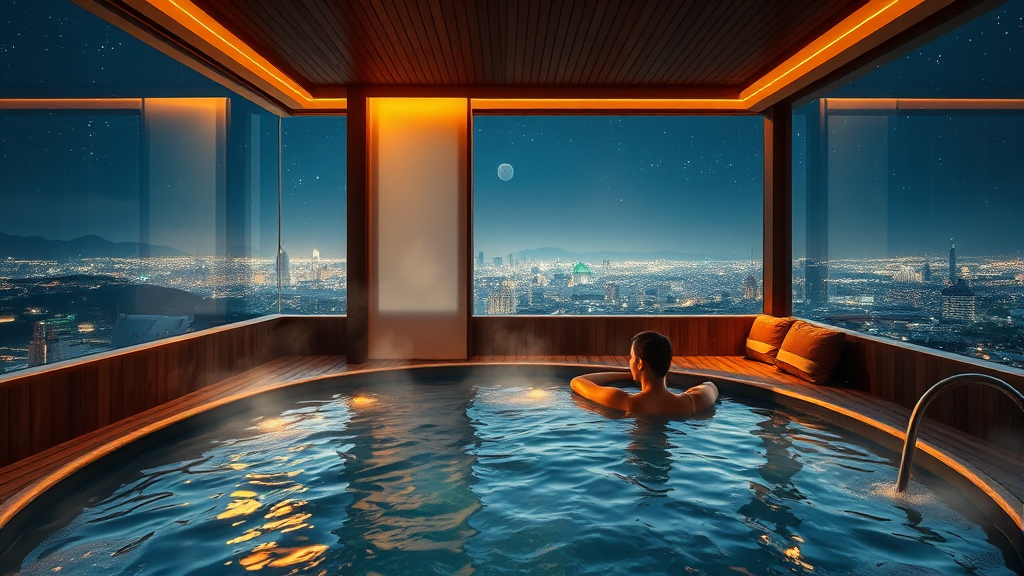 대욕장 이용 정보 (realistic 스타일)