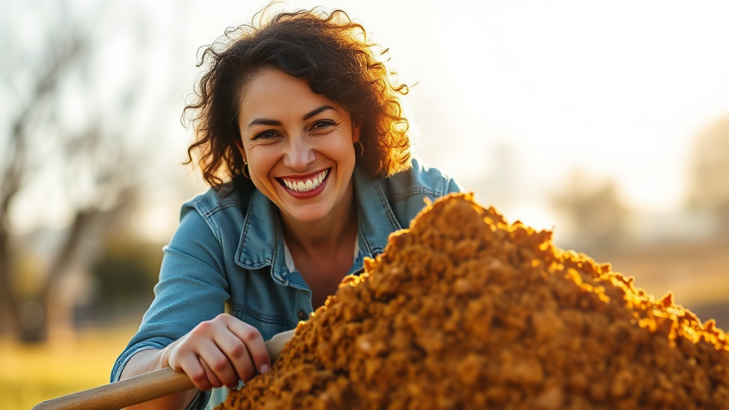 똥 치우는 꿈, 어려움 해결? (realistic 스타일)