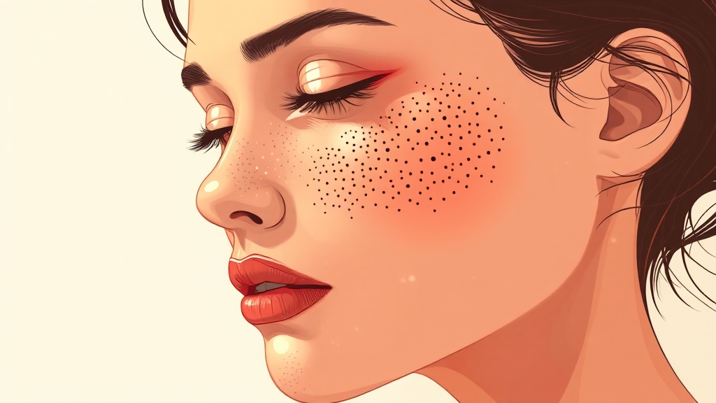 기미, 왜 생기는 걸까요? (illustration 스타일)