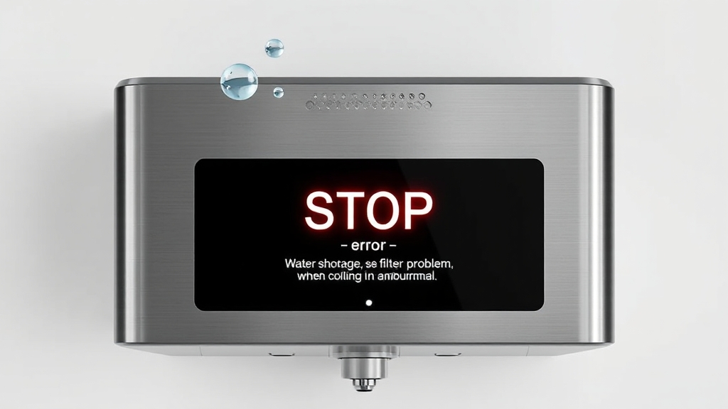 STOP 오류 원인과 의미 (realistic 스타일)