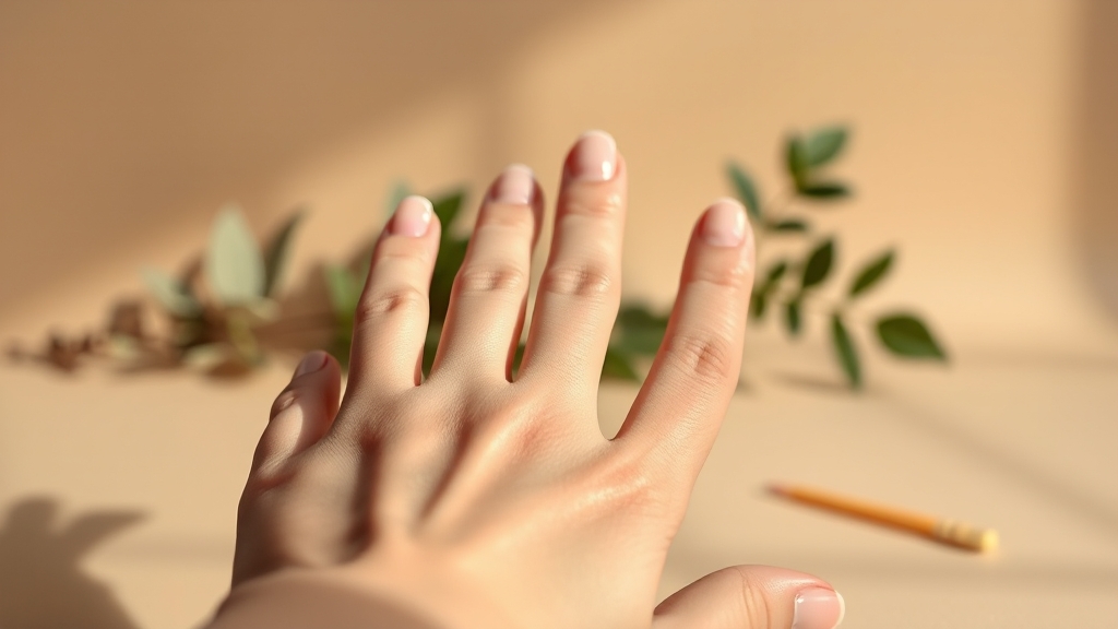 손톱영양제 선택과 사용 (realistic 스타일)
