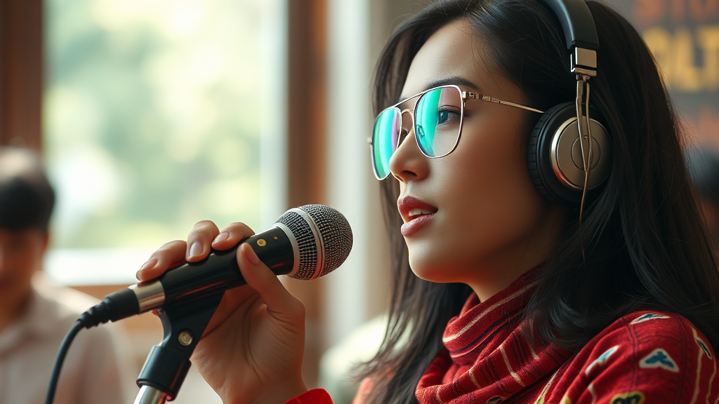 AI 챗봇, 외국어 가사 번역으로 음악 감상 레벨 UP (realistic 스타일)