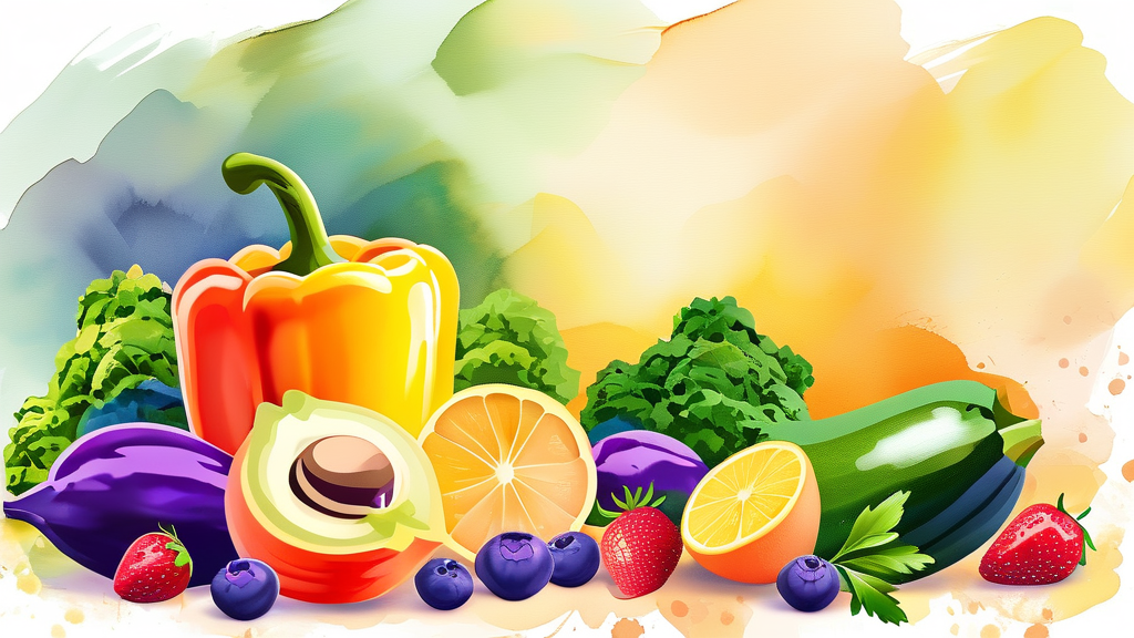 나에게 맞는 식단 찾기: 과민성 대장 증후군 식단 전략 (watercolor 스타일)