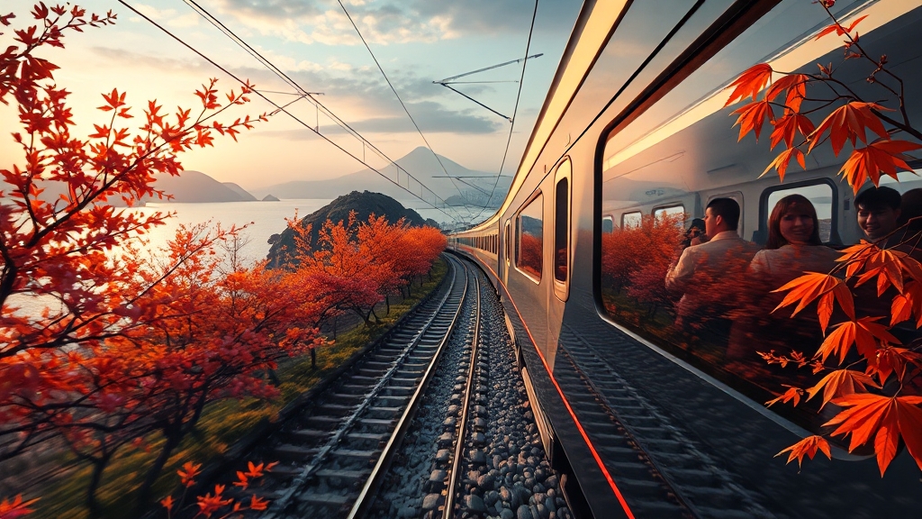 대한민국 일주 여행 (realistic 스타일)