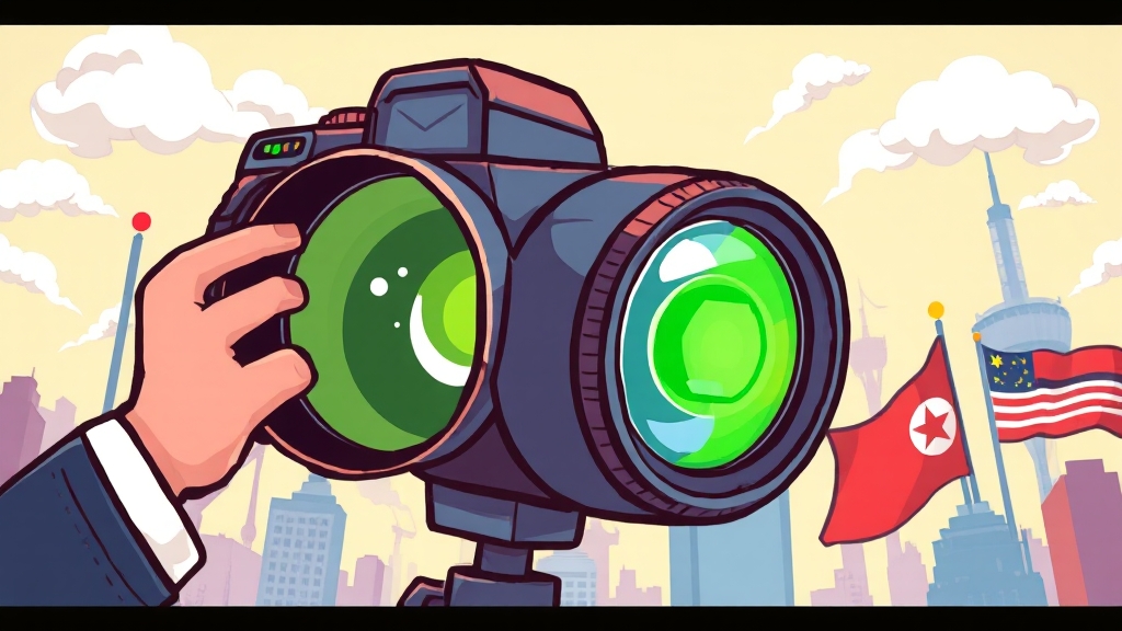 그린광학 투자 리스크 (cartoon 스타일)