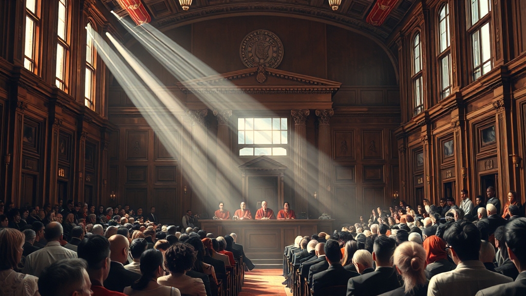 헌법재판소 방청 방법 (realistic 스타일)