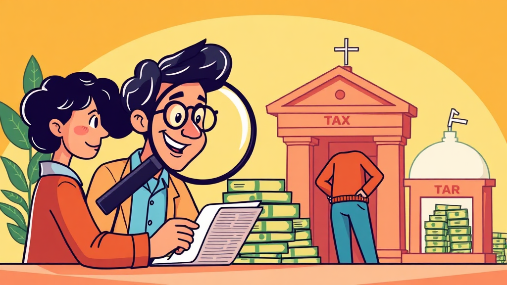 절세 전략: 소비 패턴 및 연금 활용 (cartoon 스타일)