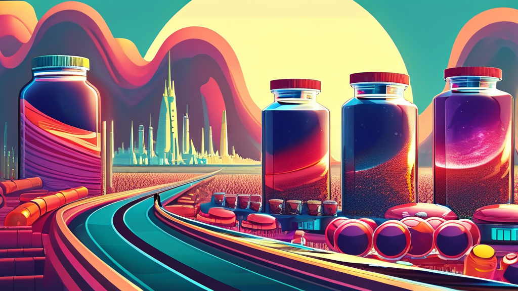 비만약 시장의 변화와 전망: 글로벌 빅파마 전쟁과 K-제약의 기회 (illustration 스타일)