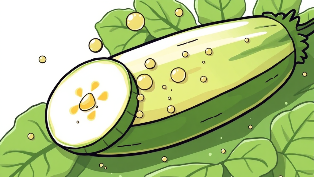 영양 성분 분석 (cartoon 스타일)