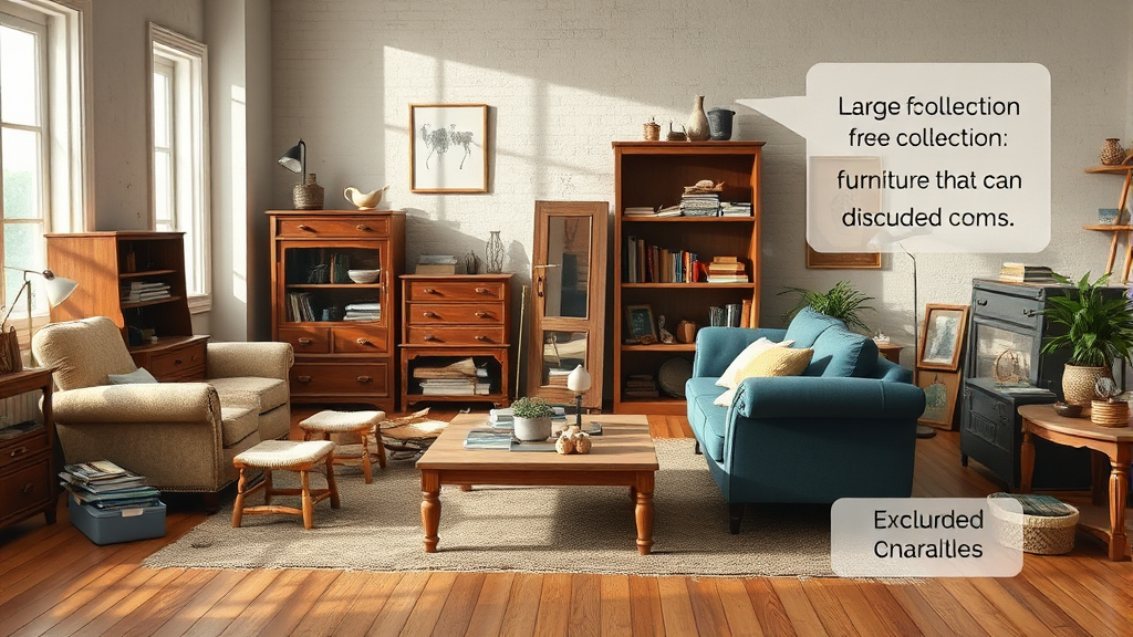 수거 가능 가구 품목 리스트