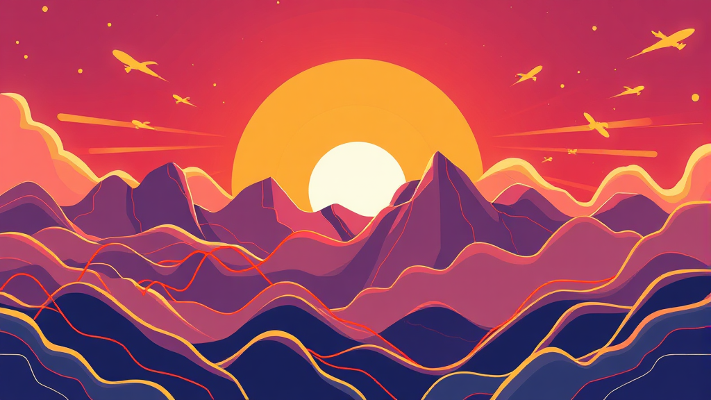 코스피 5000 시대의 의미 (illustration 스타일)